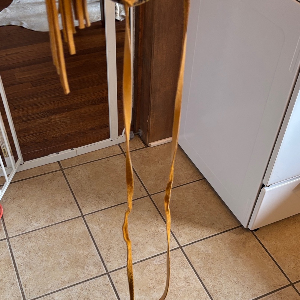 Unique Turtle Shell Design Fringe Bag - image 4